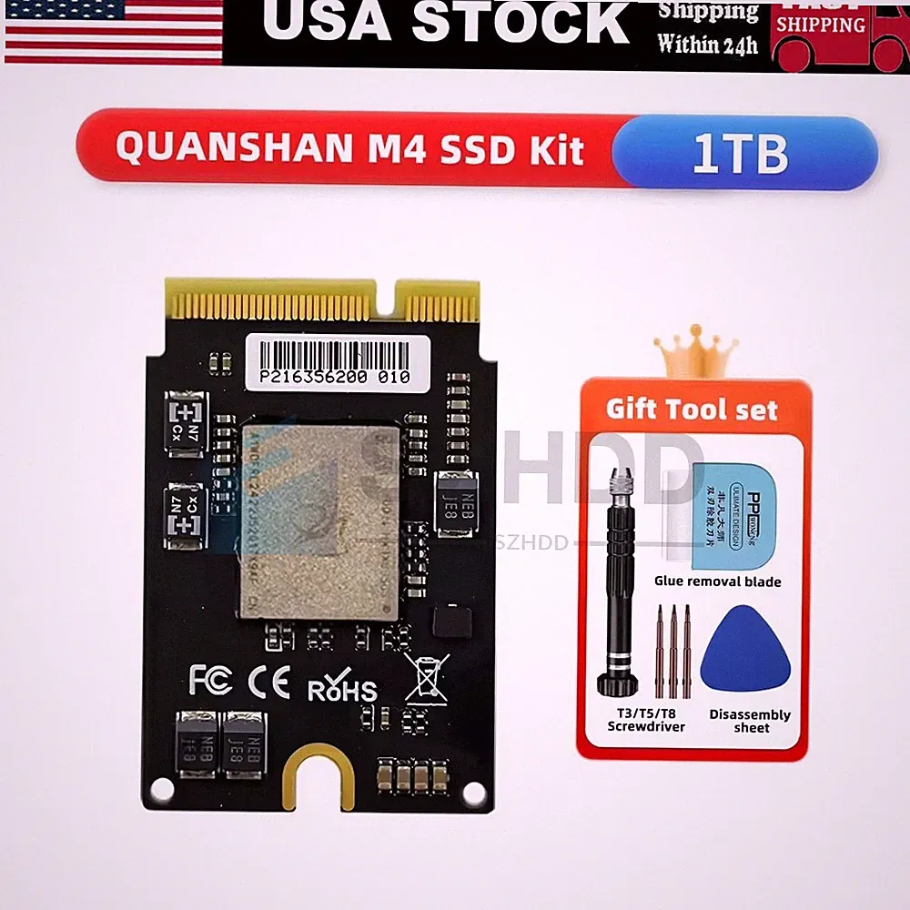 For Apple MAC MINI M4 NEW Internal SSD 1TB Expand Hard Drive Upgrade With Tools