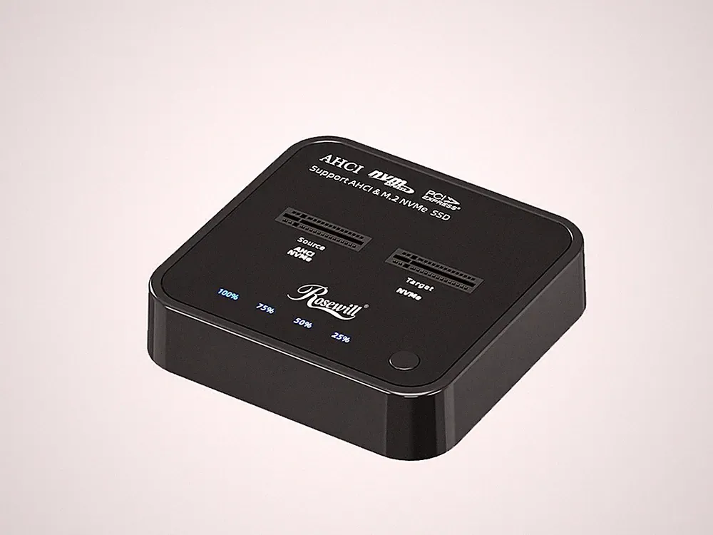 Rosewill USB3.2 Gen2x2 Type-C M.2 NVMe Drive Duplicator, SSD Cloner/Copier, Tool